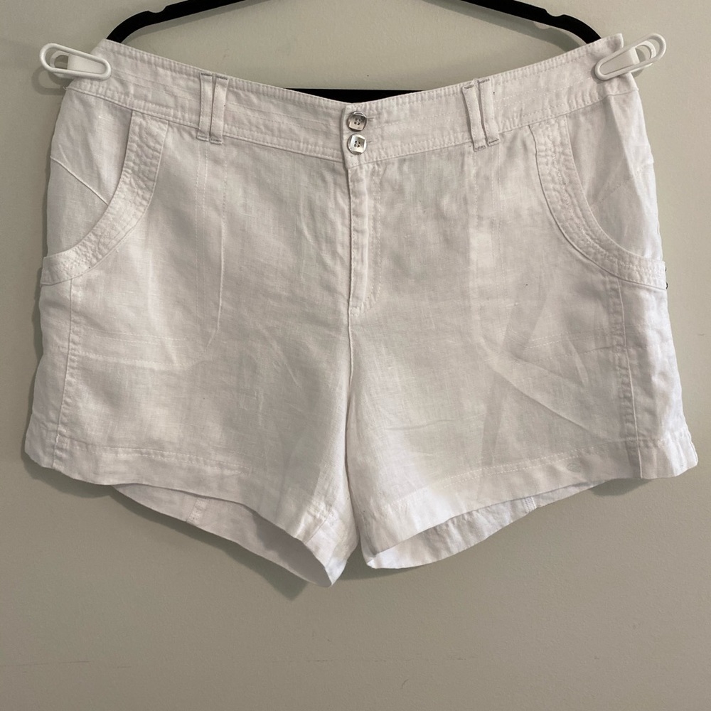 INC White Linen shorts